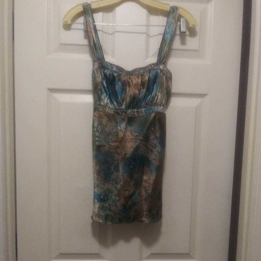 Floral Brocade Print Top